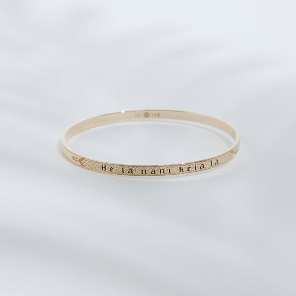 Liʻiliʻi Heirloom Bangle - 4mm