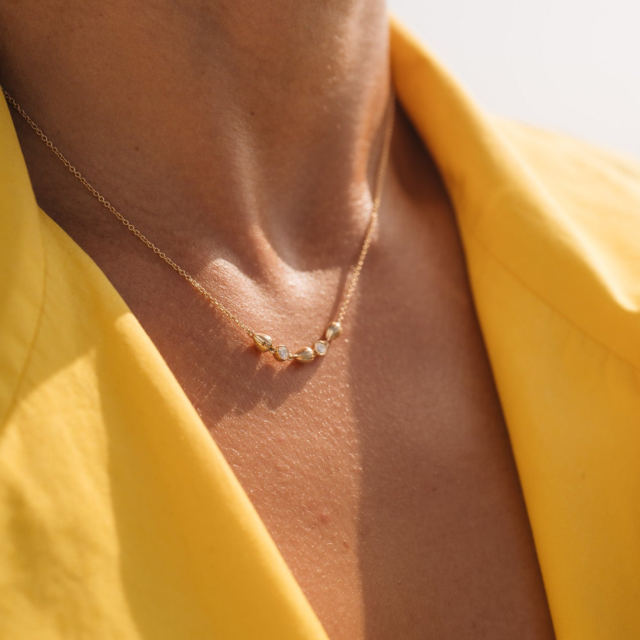 Mini Pikake Chain Necklace