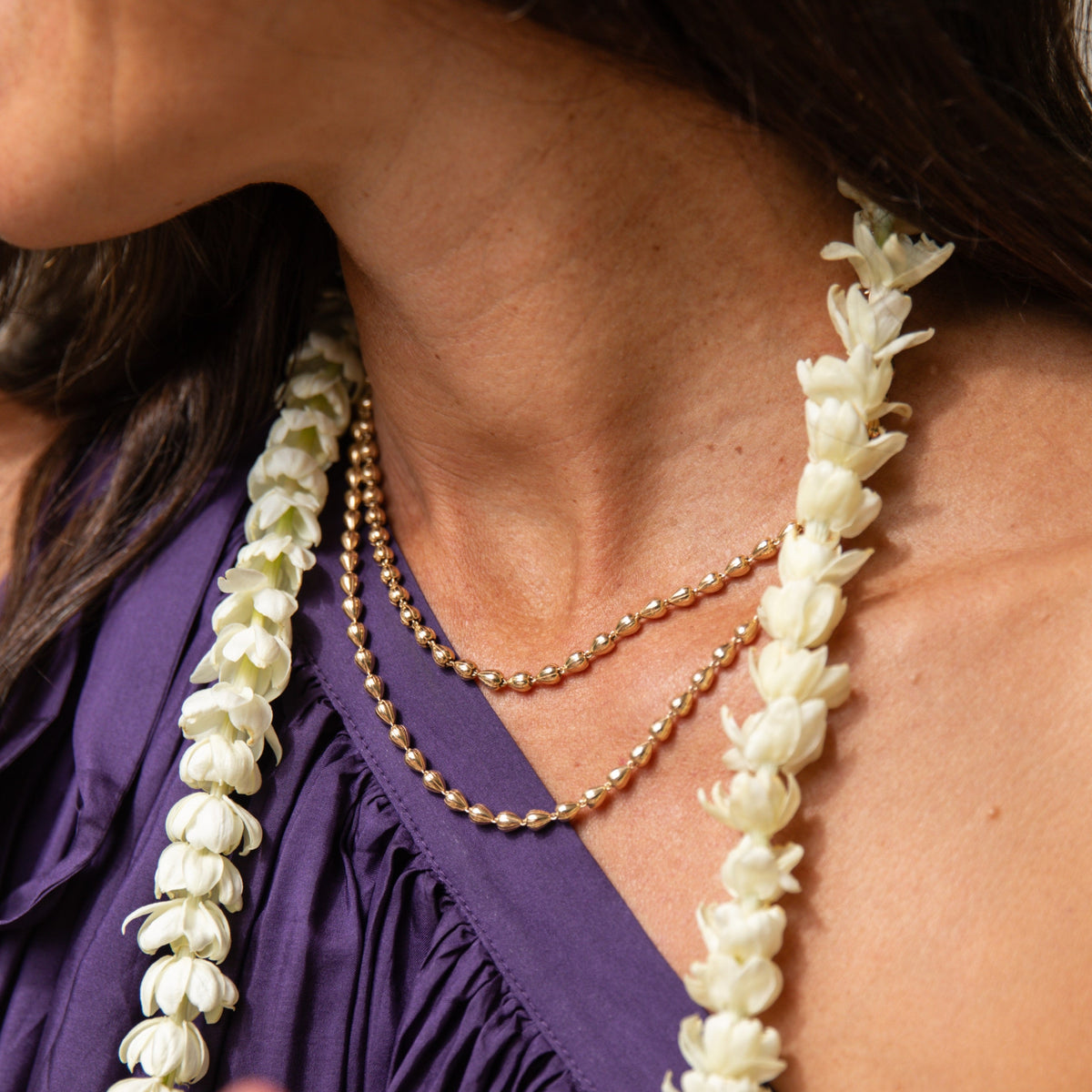 Pikake Chain Necklace – HIE Heirlooms of Hawai'i